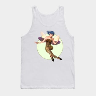 Flying fairy faerie elf dragonfly wings Tank Top